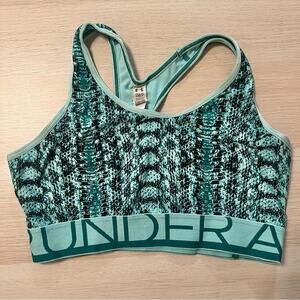 Under Armour Teal Print Sports Bra